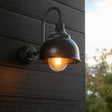 Amos Alpheus Outdoor Wall Light Textured Black –  from Amos Lighting + Home