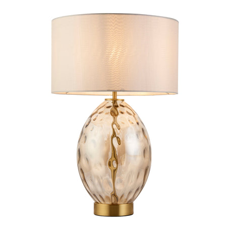 Amos Athena Table Lamp Champagne Lustre with Shade –  from Amos Lighting + Home