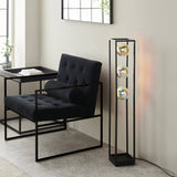 Amos Auoroa Floor Lamp with Iridescent Glass –  from Amos Lighting + Home