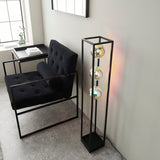 Amos Auoroa Floor Lamp with Iridescent Glass –  from Amos Lighting + Home