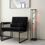 Amos Auoroa Floor Lamp with Iridescent Glass –  from Amos Lighting + Home