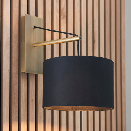 Amos Automic Wall Light Matt Brass & Black –  from Amos Lighting + Home