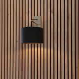 Amos Automic Wall Light Matt Nickel & Black –  from Amos Lighting + Home