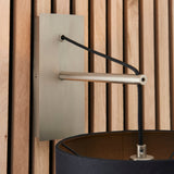 Amos Automic Wall Light Matt Nickel & Black –  from Amos Lighting + Home