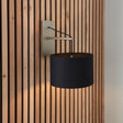 Amos Automic Wall Light Matt Nickel & Black –  from Amos Lighting + Home