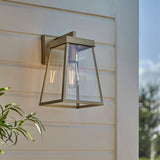 Amos Bentley Outdoor Wall Light Brushed Gold –  from Amos Lighting + Home