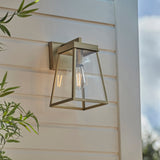 Amos Bentley Outdoor Wall Light Brushed Gold –  from Amos Lighting + Home