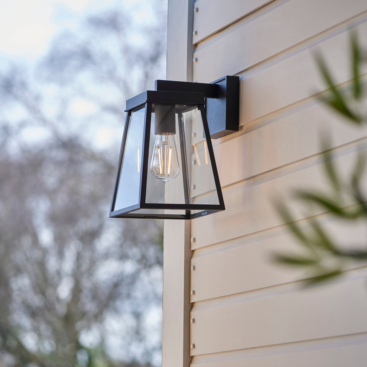 Amos Bentley Outdoor Wall Light Matt Black –  from Amos Lighting + Home