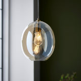 Amos Brimstone Oval Pendant Champagne Lusture Glass –  from Amos Lighting + Home