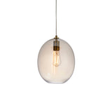 Amos Brimstone Oval Pendant Champagne Lusture Glass –  from Amos Lighting + Home