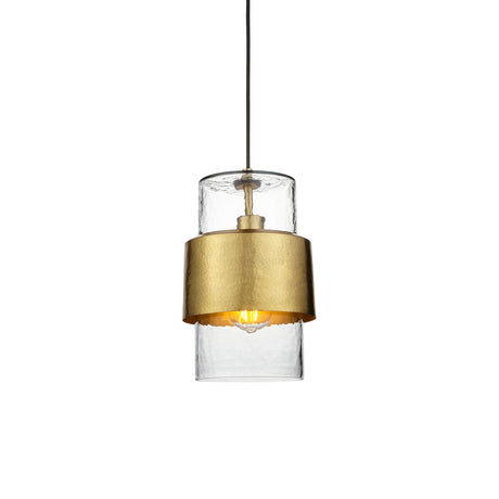 Amos Cattelan Pendant Hammered Brass –  from Amos Lighting + Home