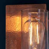 Amos Cattelan Wall Light Hammered Copper –  from Amos Lighting + Home