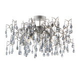 Amos Chatsworth Flush Chandelier Aged Silver –  from Amos Lighting + Home