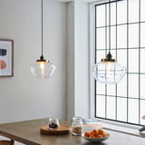 Amos Clarence Pendant Antique Brass & Clear –  from Amos Lighting + Home