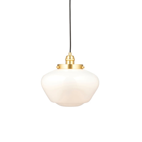 Amos Clarence Pendant Antique Brass & Opal –  from Amos Lighting + Home