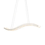 Amos Clarity Chrome & Clear Crystal Bar Pendant –  from Amos Lighting + Home