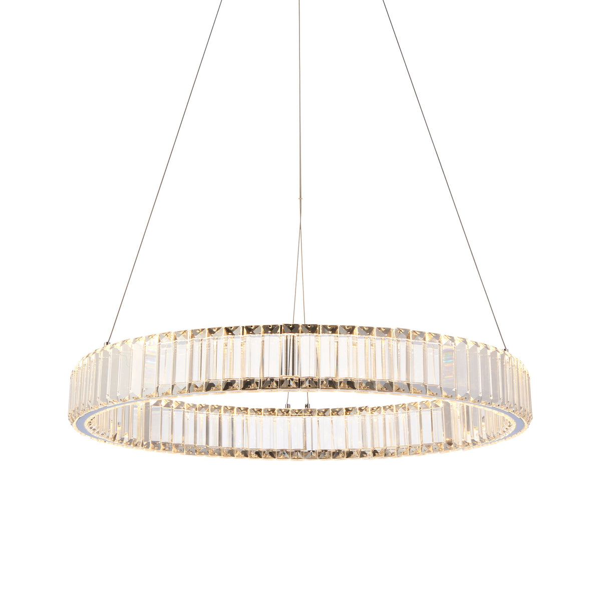 Amos Clarity Chrome & Clear Crystal Pendant –  from Amos Lighting + Home