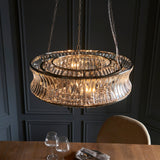 Amos Concave 6 Light Crystal Chandelier –  from Amos Lighting + Home