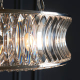 Amos Concave 6 Light Crystal Chandelier –  from Amos Lighting + Home