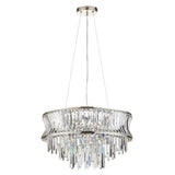 Amos Concave 9 Light Crystal Chandelier –  from Amos Lighting + Home