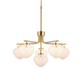 Amos Confetti Chandelier Pendant Satin Brass –  from Amos Lighting + Home