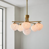 Amos Confetti Chandelier Pendant Satin Brass –  from Amos Lighting + Home