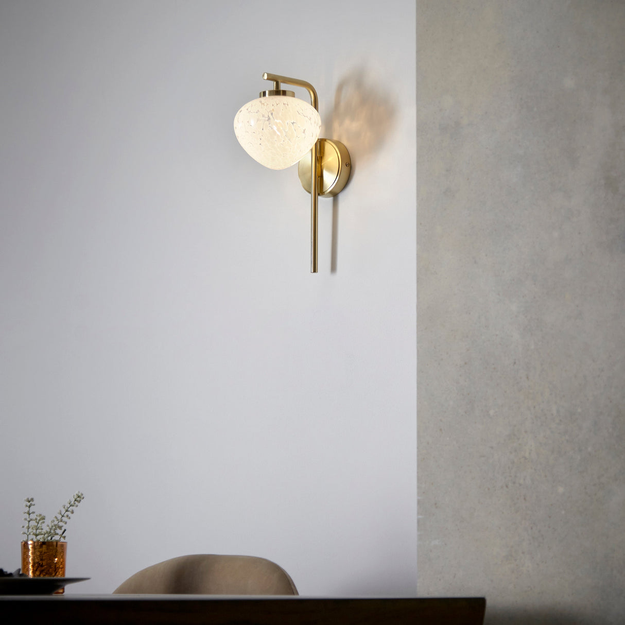 Amos Confetti Wall Light Satin Brass –  from Amos Lighting + Home