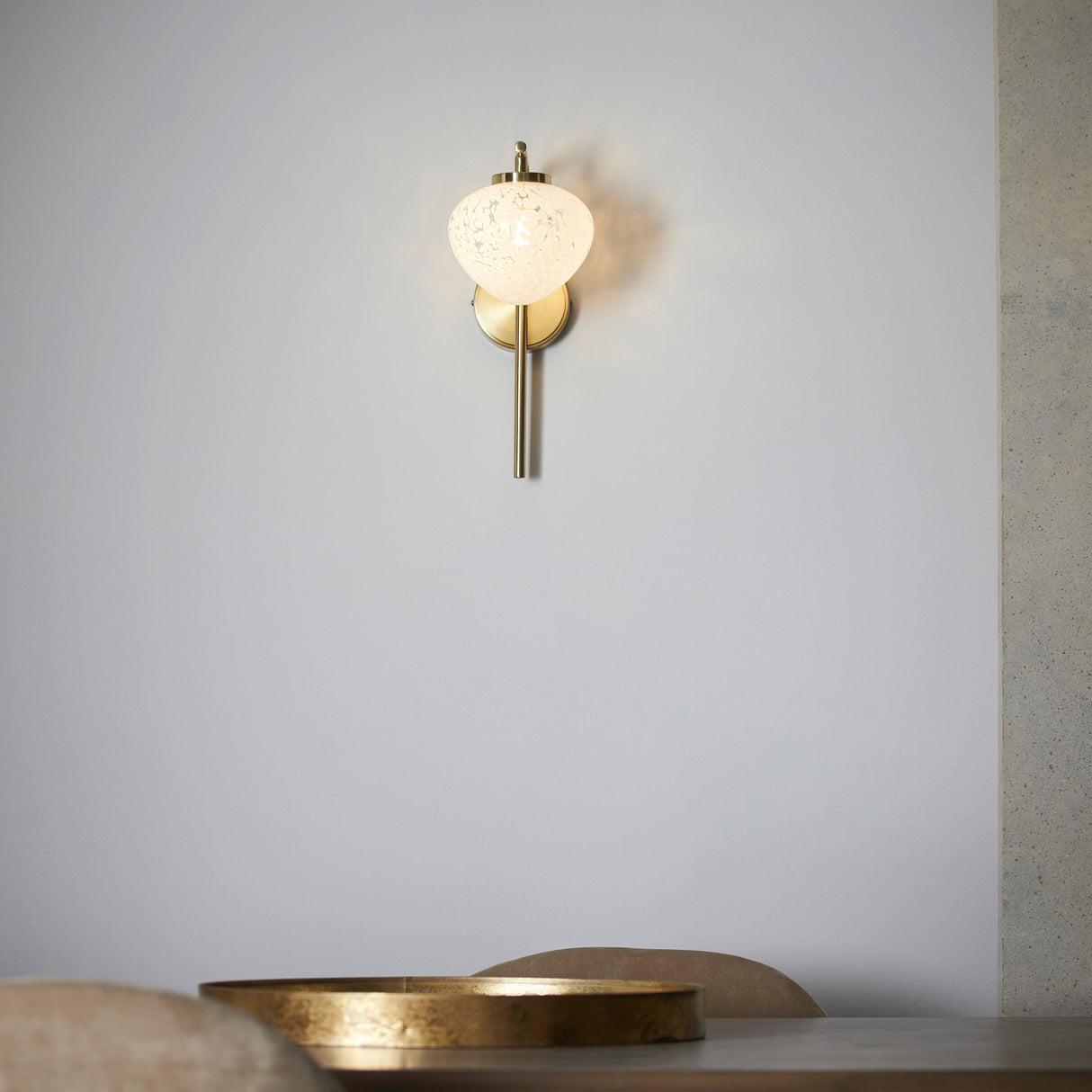 Amos Confetti Wall Light Satin Brass –  from Amos Lighting + Home