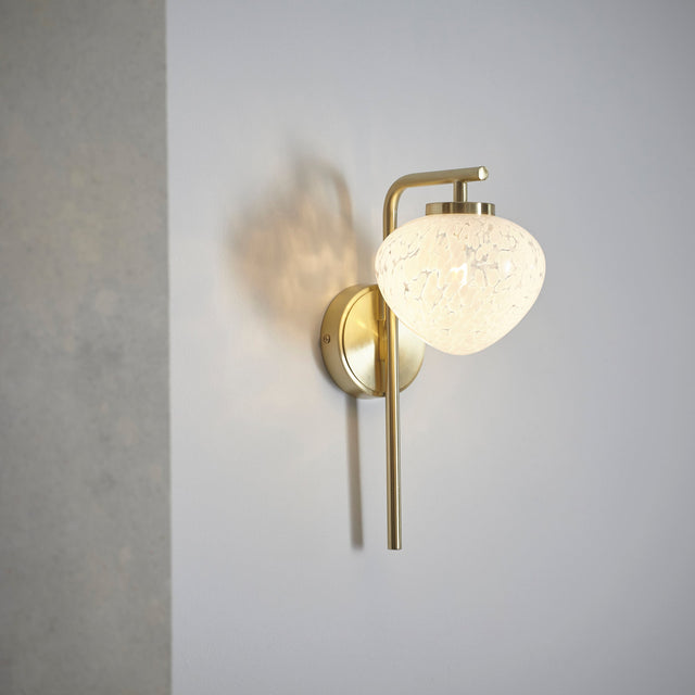 Amos Confetti Wall Light Satin Brass –  from Amos Lighting + Home