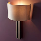 Amos Cotehele Wall Light Brushed Bronze & Mink –  from Amos Lighting + Home