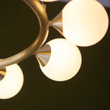 Amos Crib 10 Light Circular Chandelier Brushed Brass –  from Amos Lighting + Home