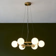 Amos Crib 6 Light Circular Chandelier Brushed Brass –  from Amos Lighting + Home