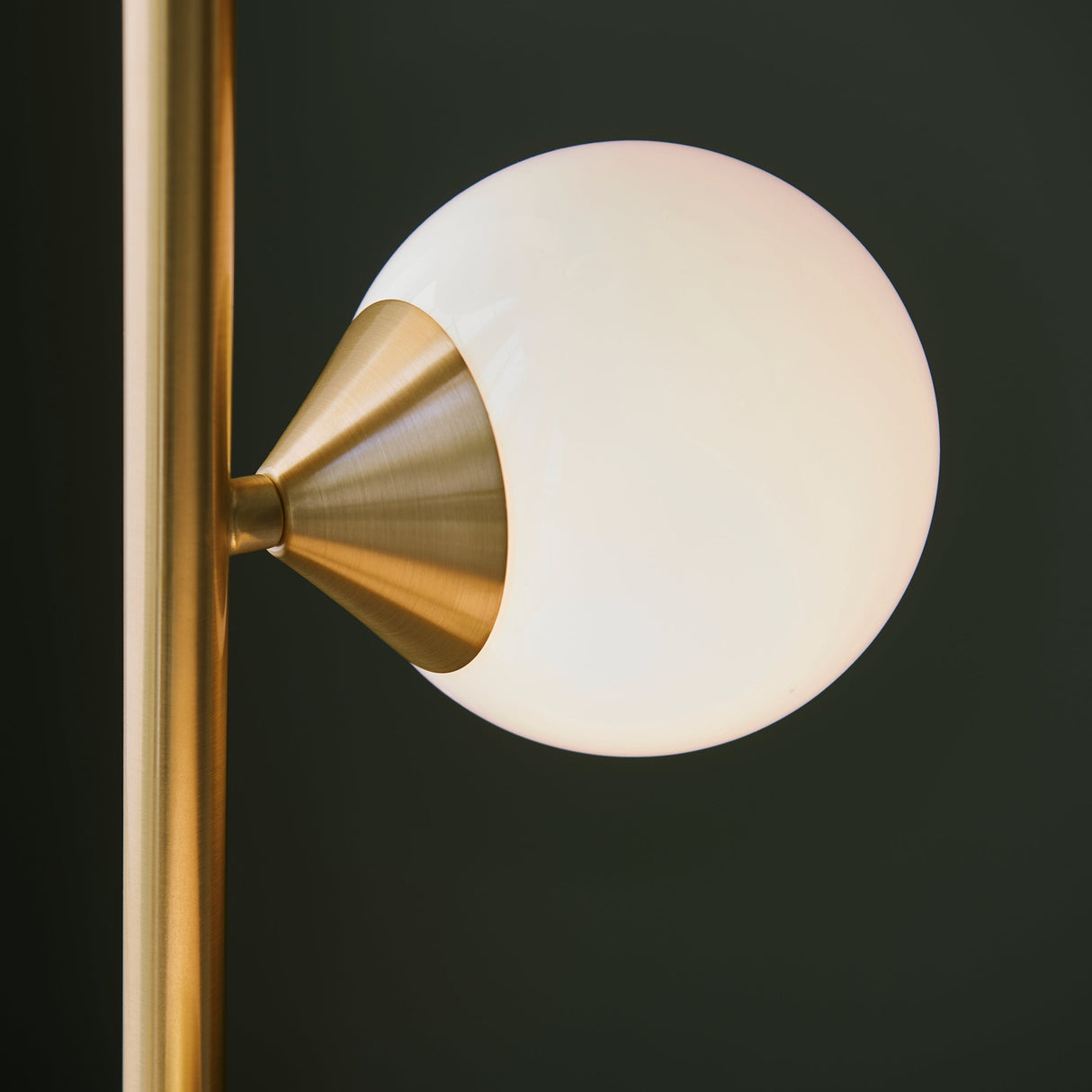 Amos Crib Floor Lamp Brushed Brass –  from Amos Lighting + Home