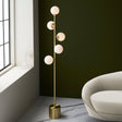 Amos Crib Floor Lamp Brushed Brass –  from Amos Lighting + Home