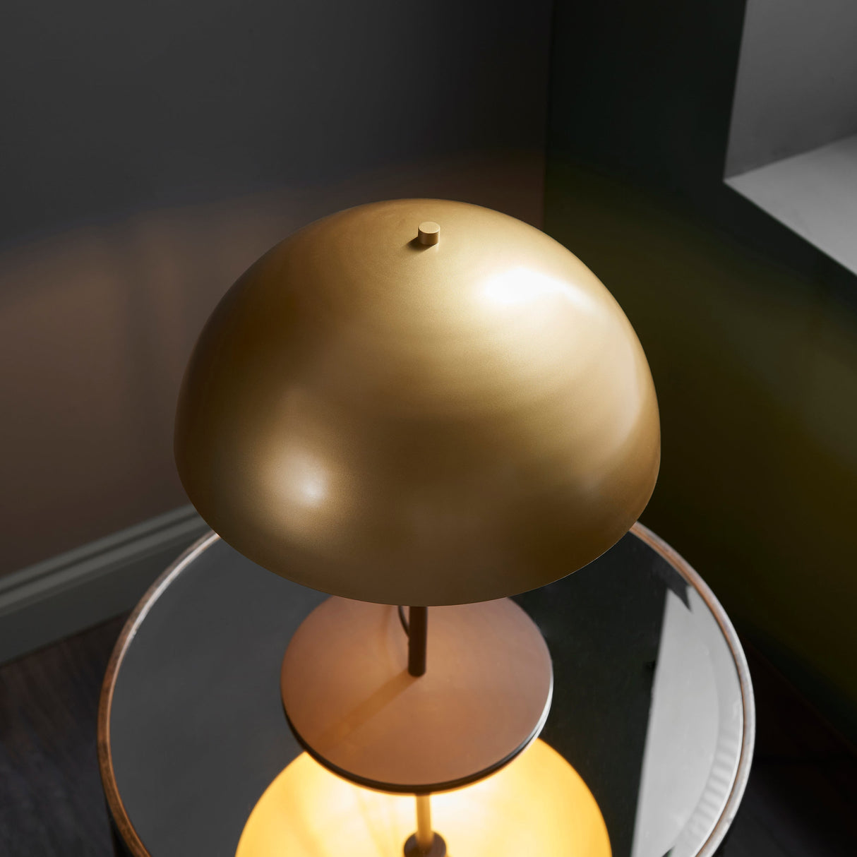 Amos Cupola Table Lamp Soft Gold & Dark Bronze –  from Amos Lighting + Home