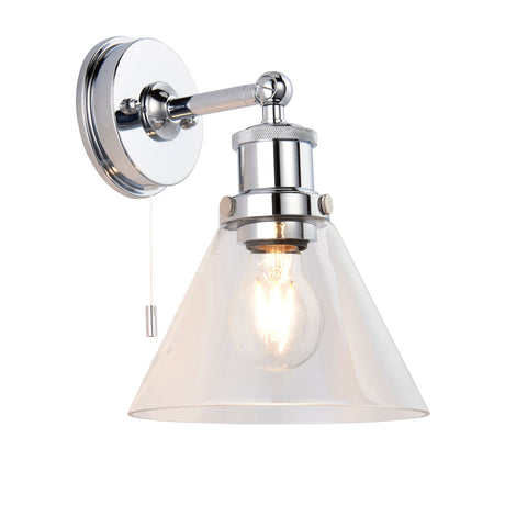 Amos Diaphanous Bathroom Wall Light Chrome –  from Amos Lighting + Home