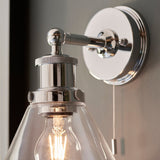 Amos Diaphanous Bathroom Wall Light Chrome –  from Amos Lighting + Home