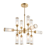 Amos Duchy 12 Light Pendant Satin Brass –  from Amos Lighting + Home