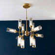 Amos Duchy 12 Light Pendant Satin Brass –  from Amos Lighting + Home