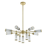 Amos Duchy 13 Light Chandelier Satin Brass –  from Amos Lighting + Home