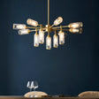 Amos Duchy 13 Light Chandelier Satin Brass –  from Amos Lighting + Home