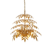 Amos Foli Chandelier Distressed Gold –  from Amos Lighting + Home