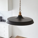 Amos Freyaj Pendant Matt Black & Satin Gold –  from Amos Lighting + Home