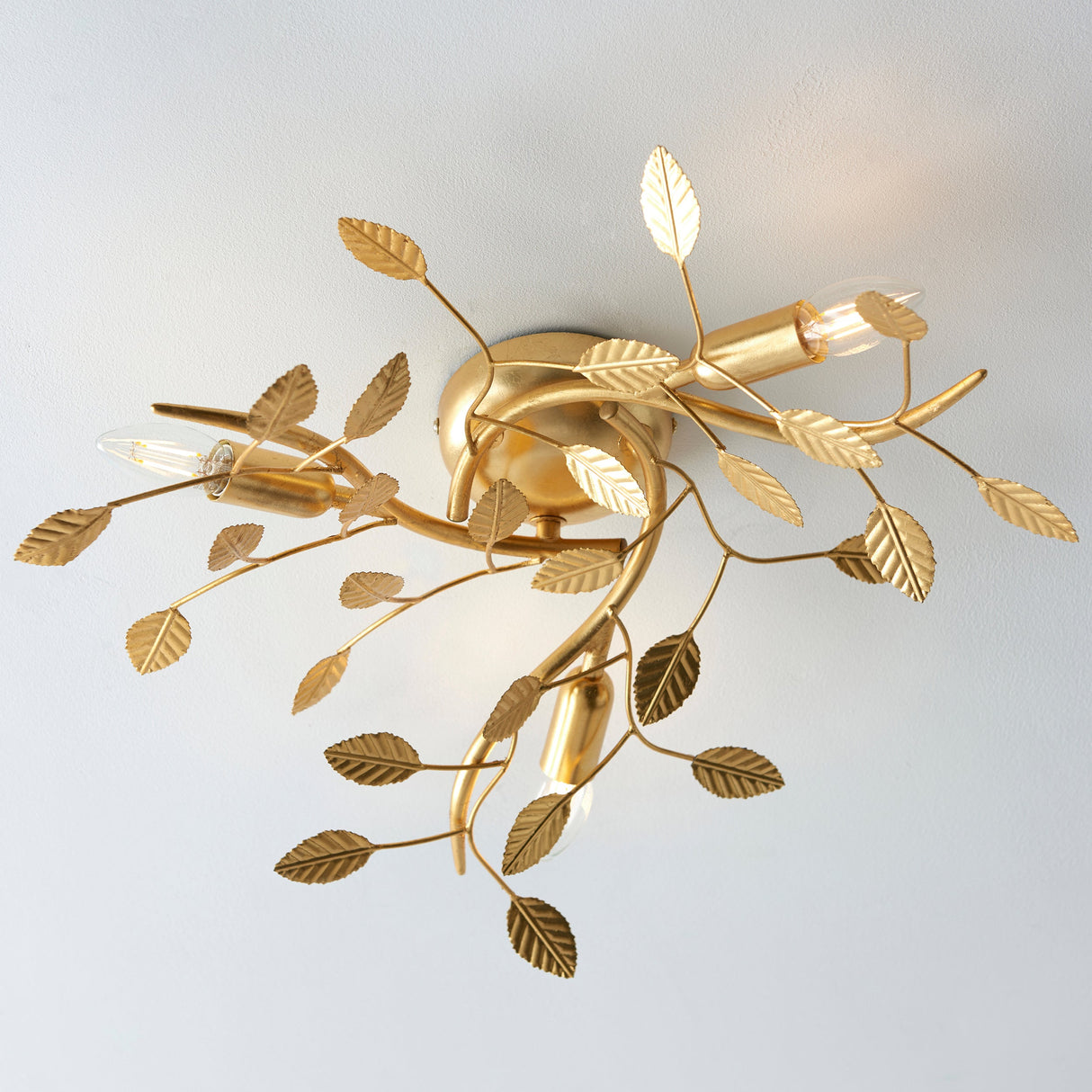 Amos Furcate Ceiling Light Gold Leaf Large –  from Amos Lighting + Home