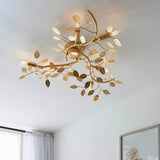 Amos Furcate Ceiling Light Gold Leaf Small –  from Amos Lighting + Home