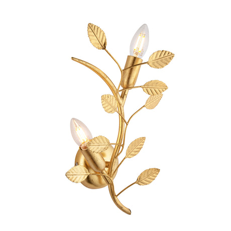 Amos Furcate Wall Light Gold Leaf –  from Amos Lighting + Home