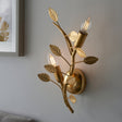 Amos Furcate Wall Light Gold Leaf –  from Amos Lighting + Home