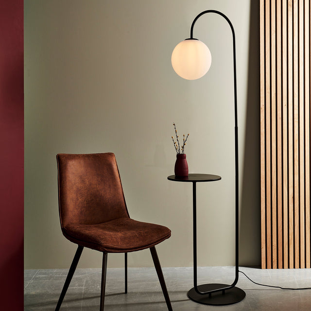 Amos Fusion Floor Lamp Satin Black –  from Amos Lighting + Home