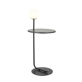 Amos Fusion Side Table and Lamp Matt Black –  from Amos Lighting + Home