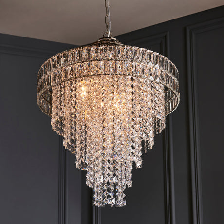 Amos Georgina 7 Light Crystal Chandelier –  from Amos Lighting + Home